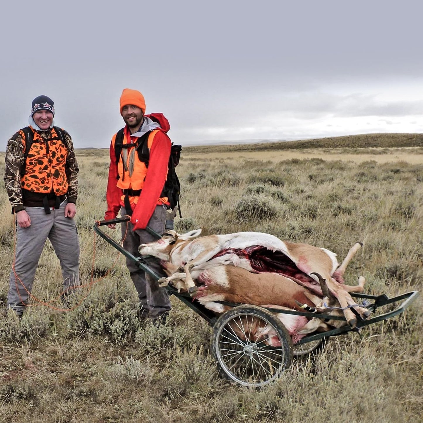 Leader Accessories Super Mag Hauler Steel Hunting Deer Game Cart 550lb Capacity