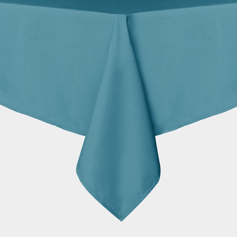 sancua Rectangle Tablecloth - 54 x 108 Inch - Stain and Wrinkle Resistant Washable Polyester Table Cloth, Decorative Fabric Table Cover for Dining Tables, Buffet Parties and Camping, Teal