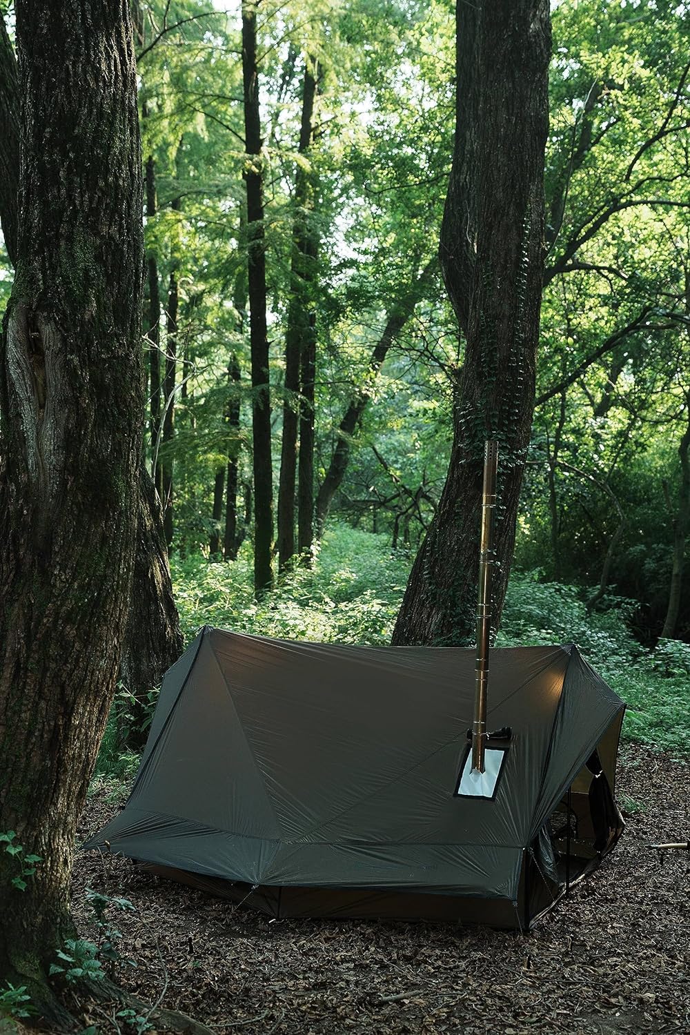 Hot Tent with Stove Jack Camping Tent Winter Tent 4 Season Tent 1-2 Person for Backpacking Camping Hiking Hunting Fishing Waterproof Windproof Lightweight 82 * 59 * 47