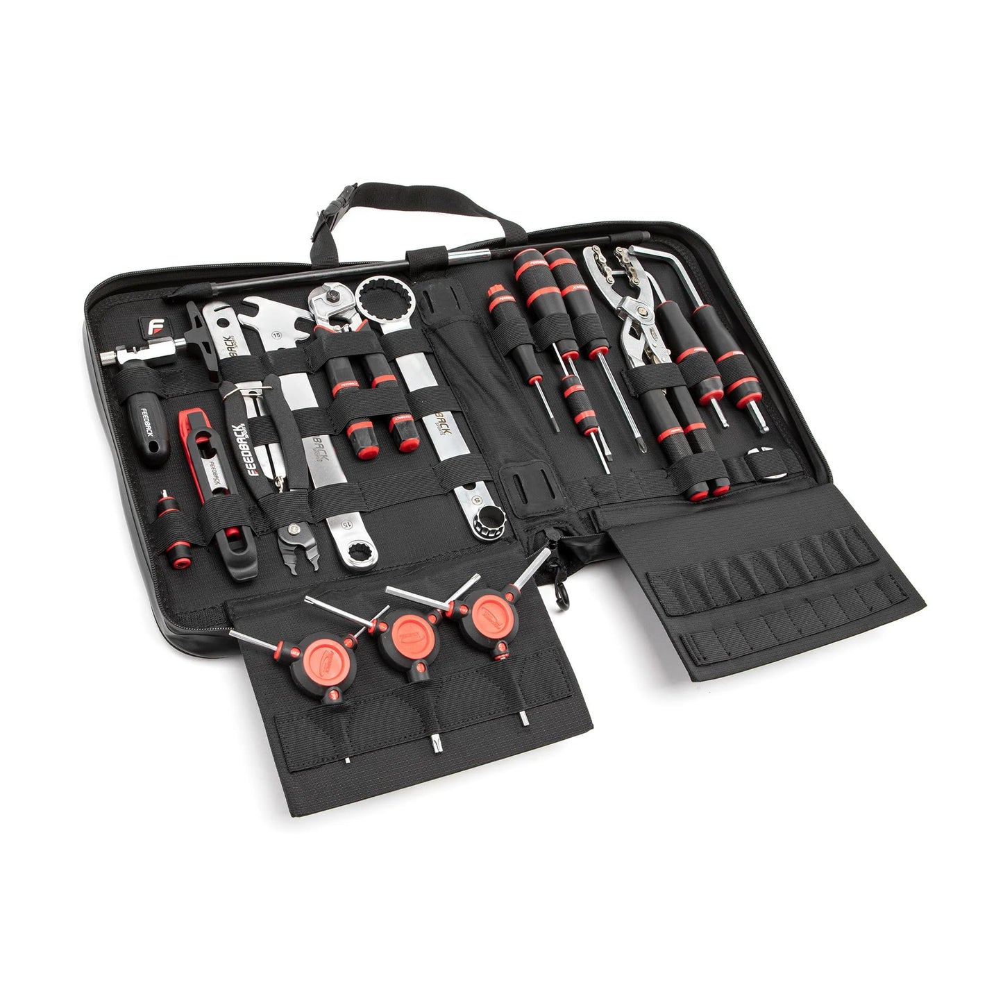 FEEDBACK SPORTS | Team Edition Bike Tool Kit | 19 Piece/25 Function Bicycle Repair Set | Professional Grade | Protective Portable and Compact Carry Case
