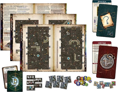 Maladum Beyond The Vaults - Fantasy Dungeon Crawler Game Immersive Terrain Solo Co-op and Adversarial Play