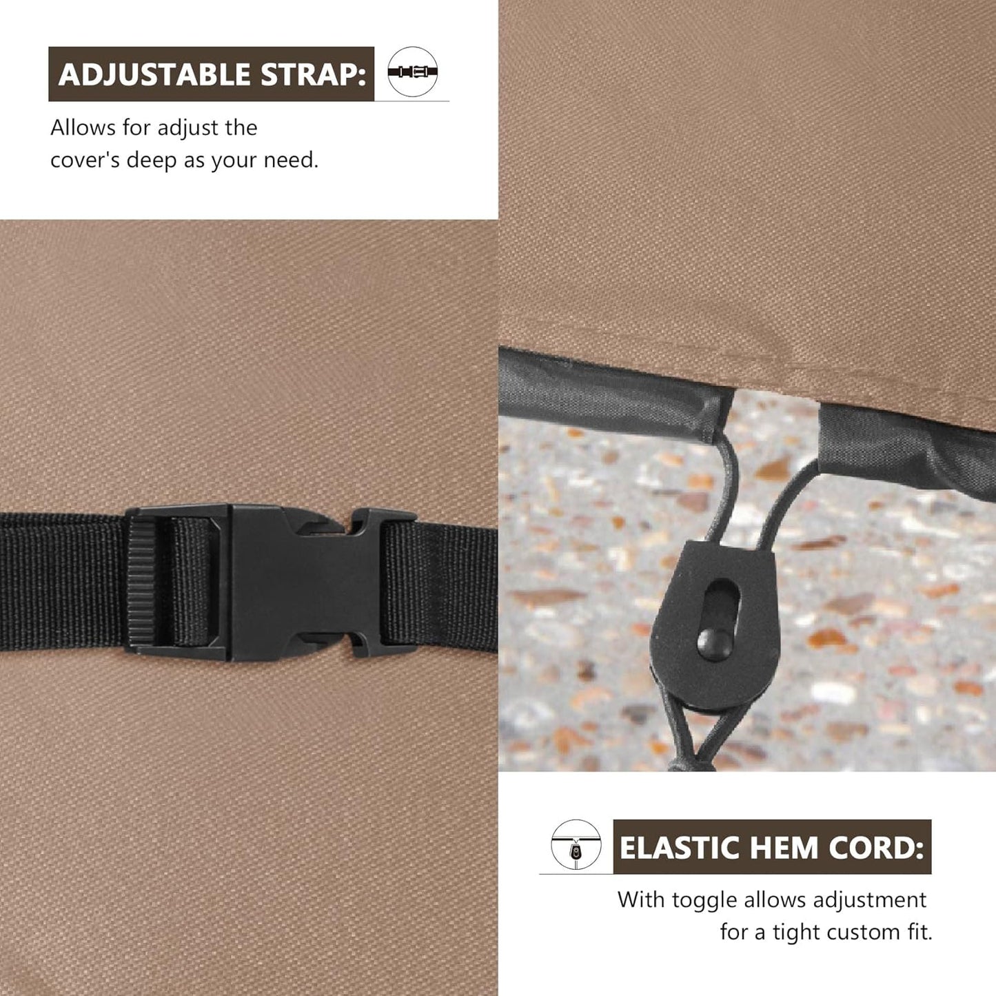 ULTCOVER Waterproof Grill Cover - Heavy Duty 52-Inch BBQ Cover for 2-4 Burner Gas Grills