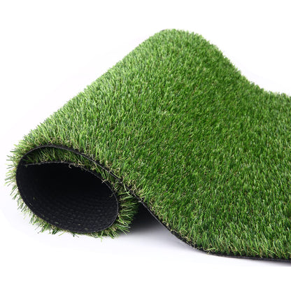 GRASS EXPRESS Artificial Grass Turf, 10ft x 12ft (120 ft²) 20mm Pile Height Indoor Outdoor Synthetic Realistic Faux Fake Astroturf Rug Carpet Mat for Balcony Decor Playground Patio Dogs