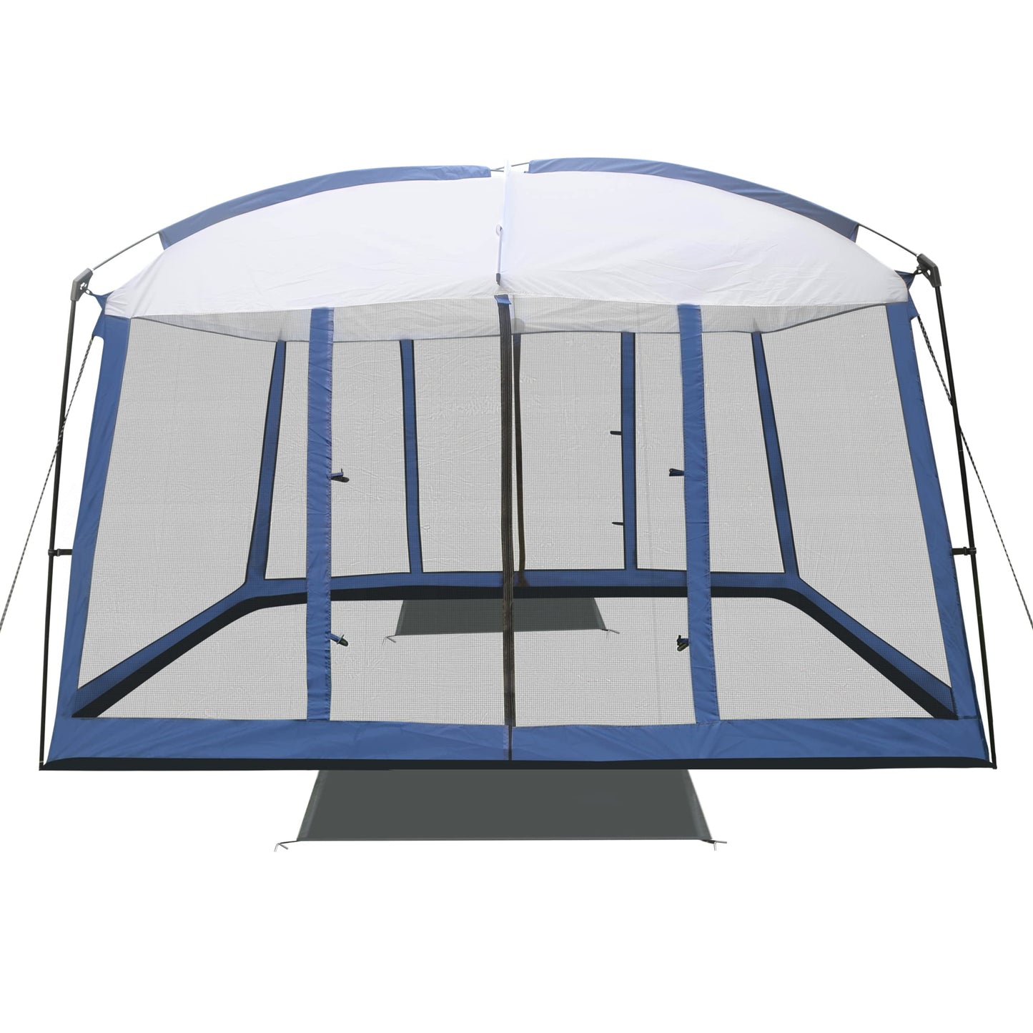 Backyard Expressions 11' x 9' Screen Tent - Blue Screen House for Backyard, Camping, Picnics and Tailgating - 914891