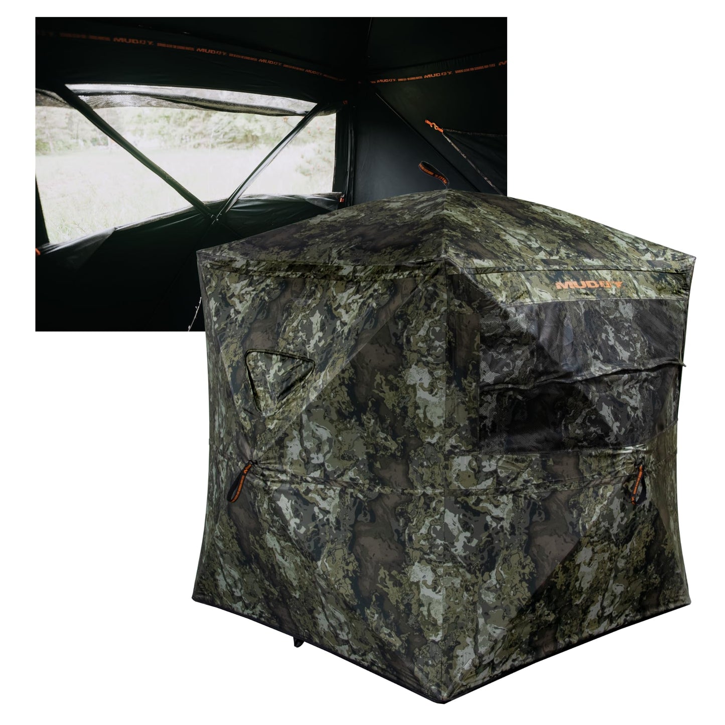 Muddy Infinity Evo Ground Blind Veil Canyon Gray