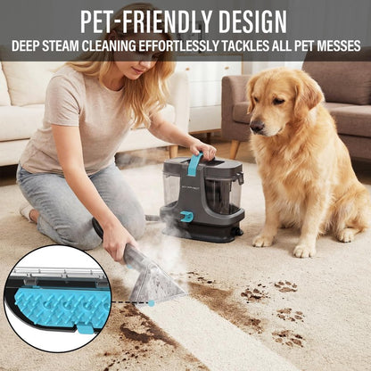 Starrybot Portable Carpet Cleaner Machine with Steam and Heating Techology