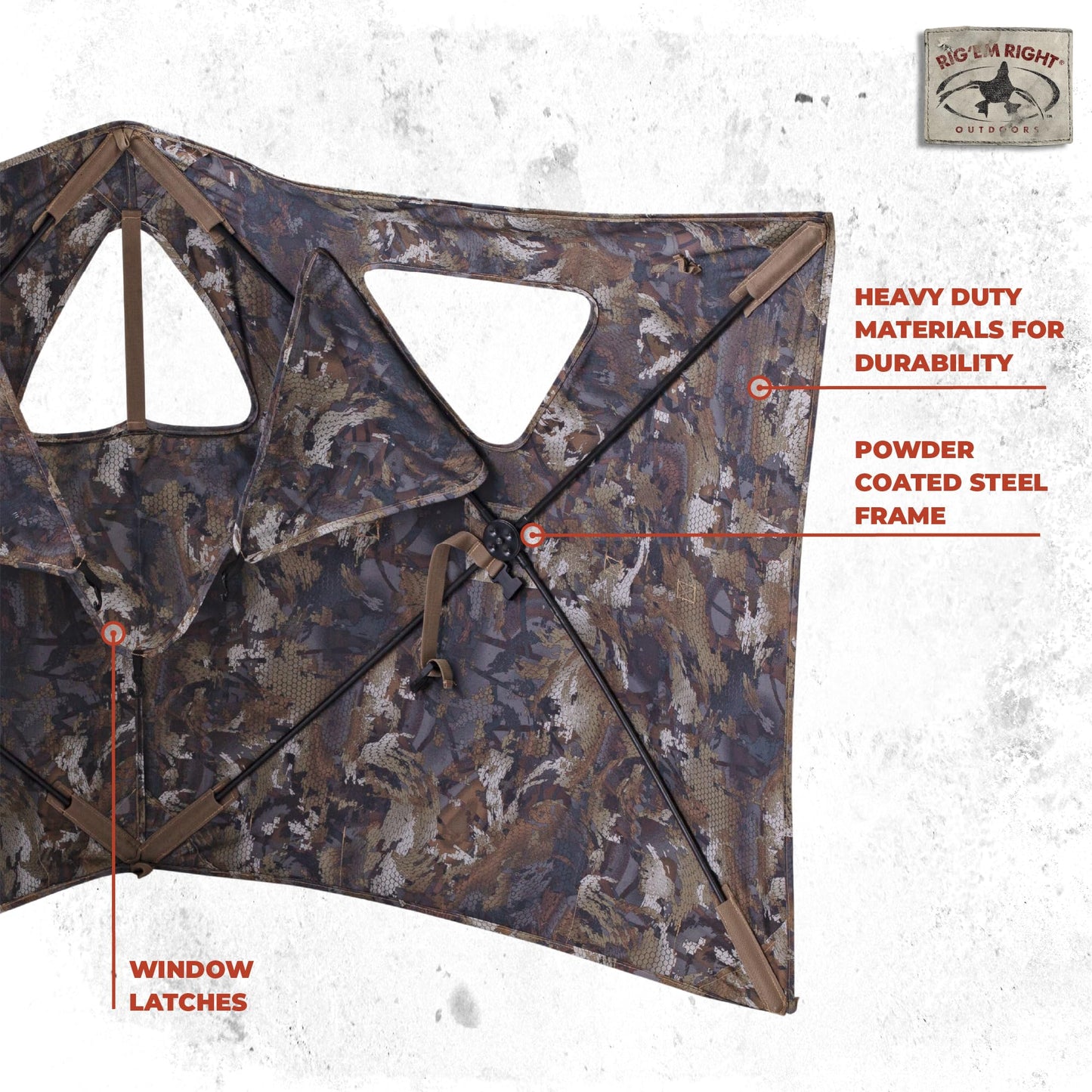Rig'Em Right Hydeout Go Blind, Gore Optifade Timber (075-T)