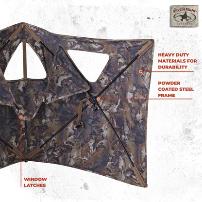 Rig'Em Right Hydeout Go Blind, Gore Optifade Timber (075-T)