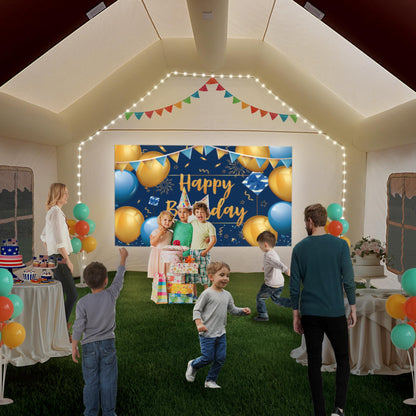 Easyair Inflatable Tent 167" x 152" x 93" Portable Kid Tent with 470W Blower, Inflatable Camping Tent Play Tent for Outdoor Backyard Birthday Party Playhouse for Kids