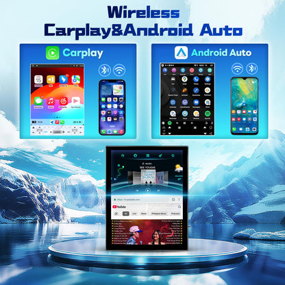 Gearzbtor 12.1" Qualcomm 8Core 4+64G Radio for Ford Expedition 2015 2016 2017,Android 13 T-Style Vertical Screen Expedition Stereo Carplay Android Auto 5Ghz WiFi 48EQ SWC Mic 1080P Backup Camera