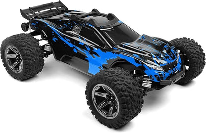 SummitLink Custom Body Muddy Blue Over Black Style Compatible for Rustler 4X4 Rustler BL-2S Rustler 4x4 Ultimate 1/10 Scale RC Car or Truck (Truck not Included) R4-BB-02