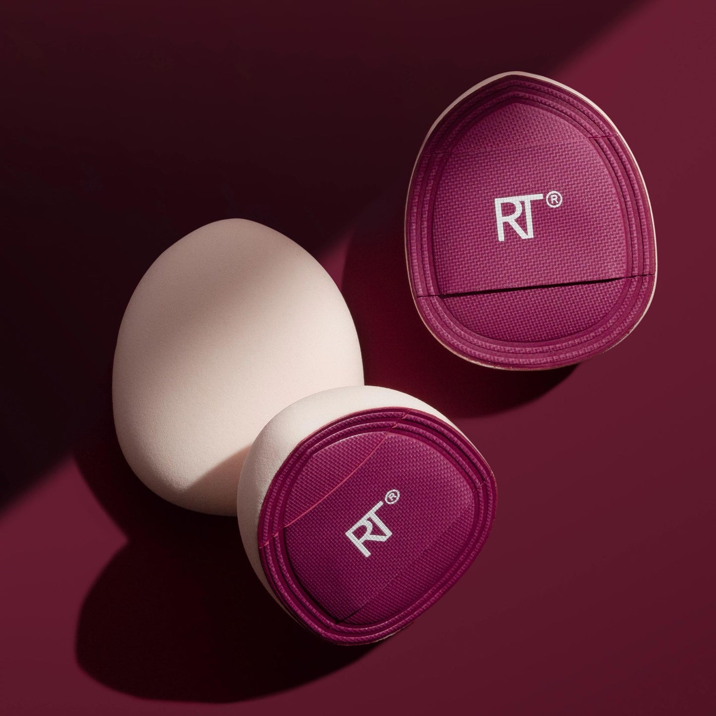 Real Techniques Cherry On Top Mini Marshmallow Puff Trio, Mini Makeup Puffs For Concealer & Foundation, Spot Correcting & Blending, Dry Use Beauty Sponge, Travel Size, Vegan & Cruelty-Free, 3 Count