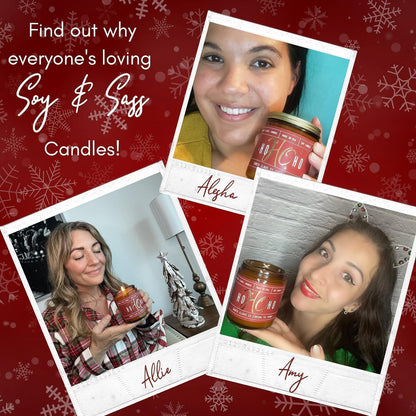 Frankincense and Myrrh Candle, Christmas Candles Scented - w/Spices, Frankincense & Myrrh - Infused with Essential Oils I Frankincense Candle I 9oz, 50Hr, Made in USA