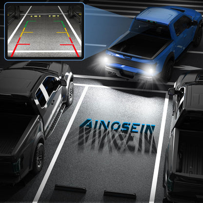 AINOSEIN LED Bulb 3156/3157 White for Reverse Light, Error Free, Built-in Resistor, Aluminum, Brighter Than 3030, Anti Hyper Flash