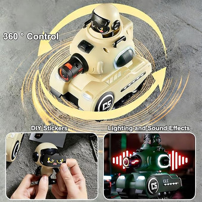 2 Pack RC Battle Tanks RC Tank that Shoots with Infrared System &amp Sound Effects Remote Control Tank with HP Station for Boys &amp Girls Age 6-12 Christmas Birthday Easter Gifts for 8-12