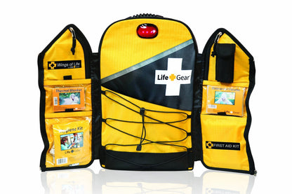 Life Gear Wings of Life Emergency Survival Kit - Disaster and Emergency Preparedness Bug Out Bag, 3 Day (72 hour) Kit Food, Water, First Aid and Tools For 1 Person