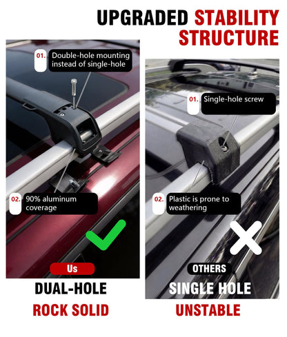 DEEPACE 330lbs Lockable Roof Rack Cross Bars for Kia Carnival & Carnival Hybrid 2022-2026,Custom Fit for Rooftop Cargo, Kayak, Bike & Travel,Low Noise Heavy Duty Design