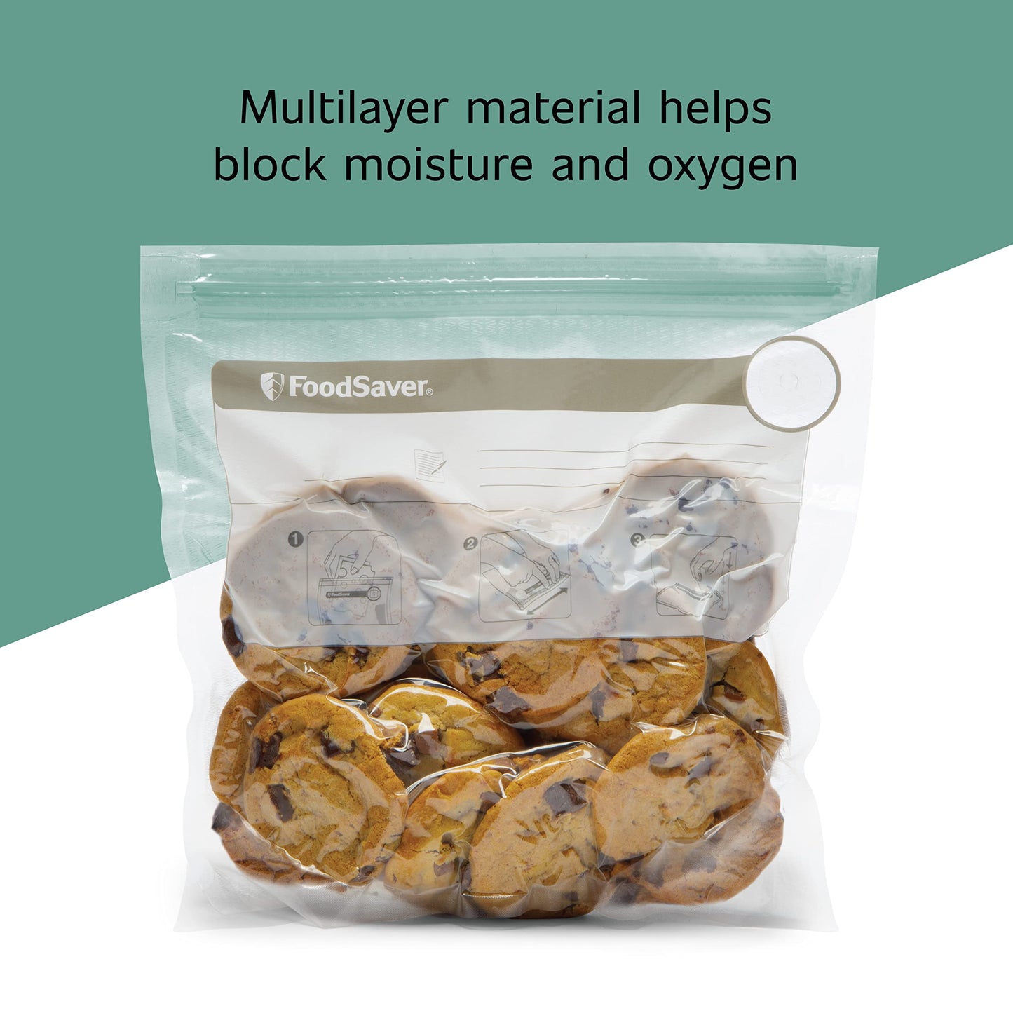 FoodSaver® Reusable Gallon Vacuum Zipper Bags
