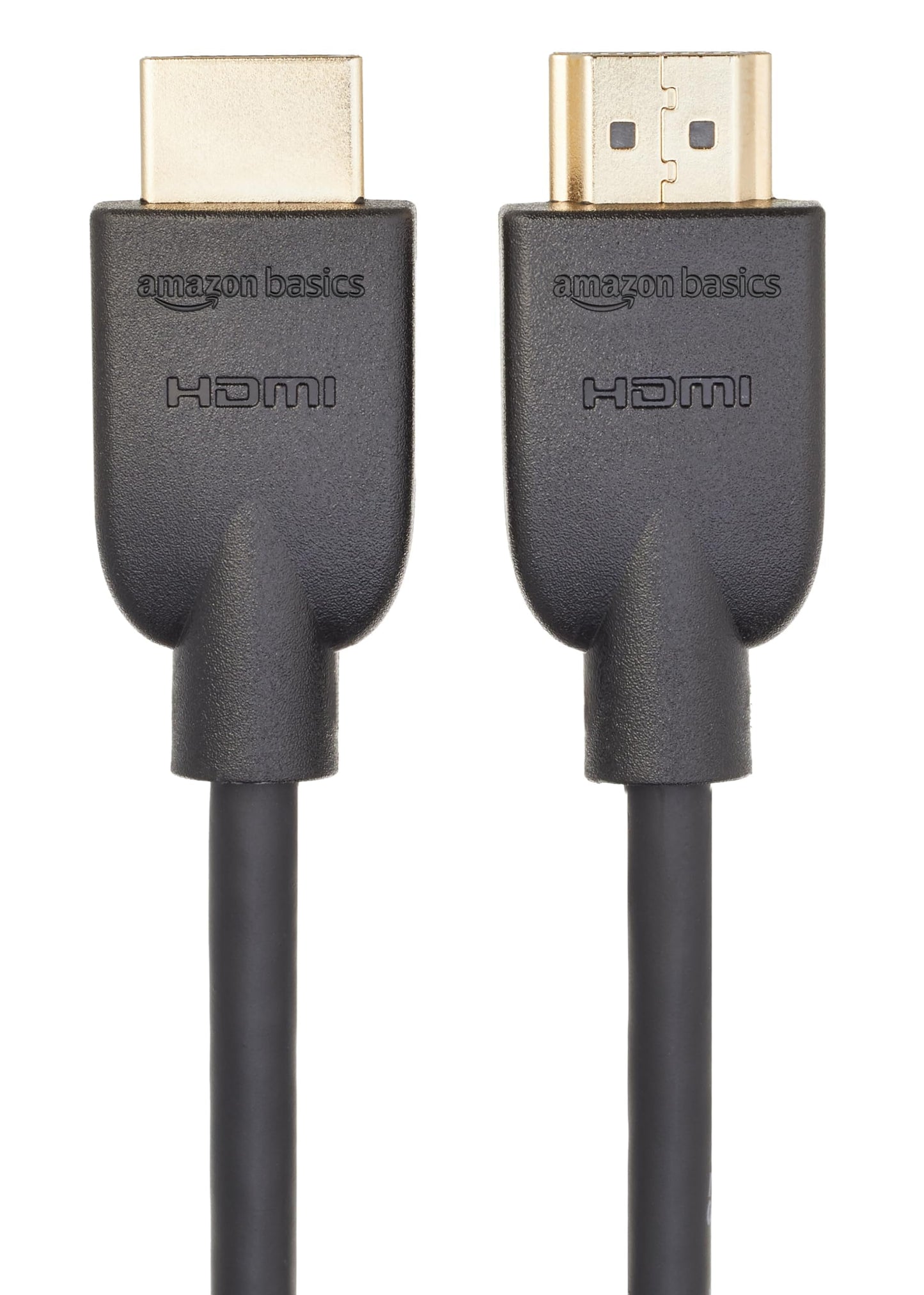 Amazon Basics HDMI Cable, 6ft, 4K@60Hz, High-Speed 4K HDMI 2.0 Cord (18Gbps), 2160p, 48 bit, Compatible with TV/PS5/Xbox/Roku, Black
