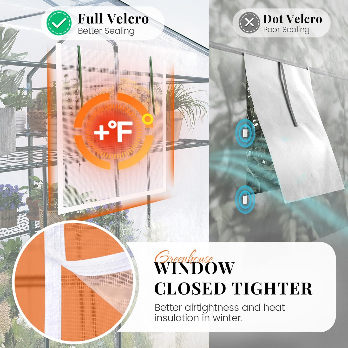 KING BIRD Premium Greenhouse for Outdoors, 56x56x77 in Walk-in Hot House with Thickened Cover, Reinforced Frame, Screen Windows & Mesh Door, 3 Tiers 14 Shelves for Outside Garden Seedlings, Clear