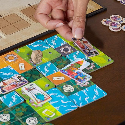 Life in Reterra Strategy Board Game | A Community (Re) Building Game | Ages 10+ | 2 to 4 Players | 35 Mins. Avg. | Games for Adults &amp Families