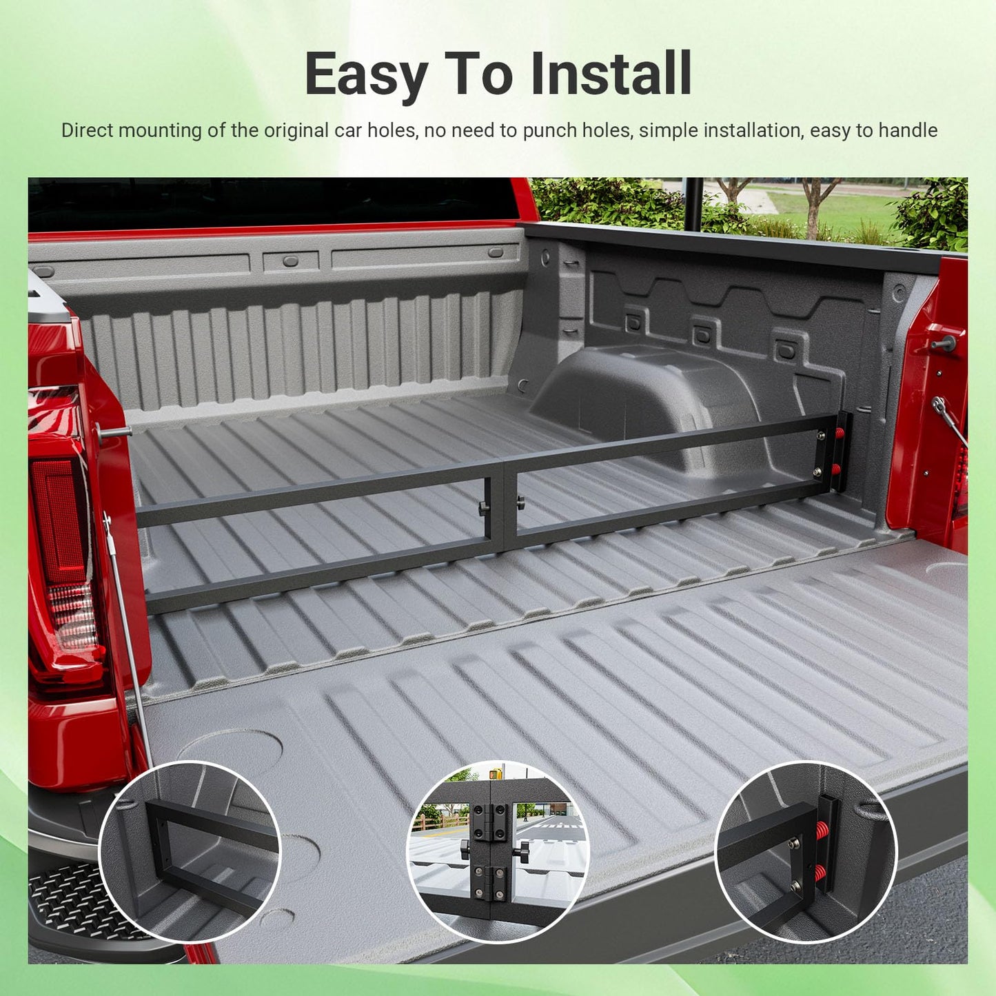 SZYANG Truck Bed Divider Compatible with 2019-2026 Chevy Silverado GMC Sierra 1500 Truck Bed Organizer Cargo Manager Replacement for 19-26 Chevy Silverado Accessories