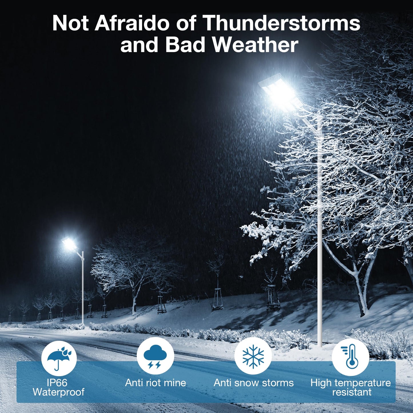 OKPRO 15000W Solar Street Lights Outdoor,Commercial Parking Lot Lights Dusk to Dawn, Waterproof Solar Security Flood Lights with Motion Sensor and Remote for Yard, Highways, Driveway,Farm
