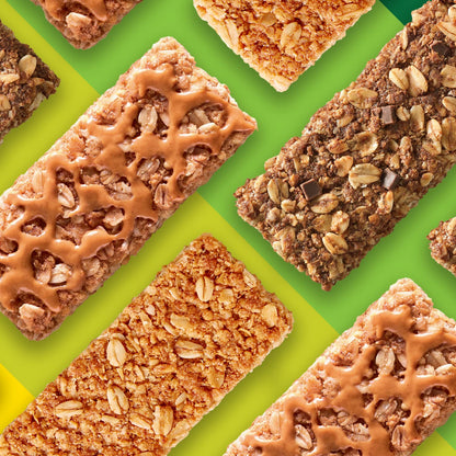 Nature Valley Crunchy Granola Bars Bulk Variety Pack, Oats 'n Honey, Peanut Butter & Oats 'n Dark Chocolate, 30 Two-Bar Wrapped Pouches (60 Bars Total), Whole Grain, No Artificial Flavors, 44.7 OZ