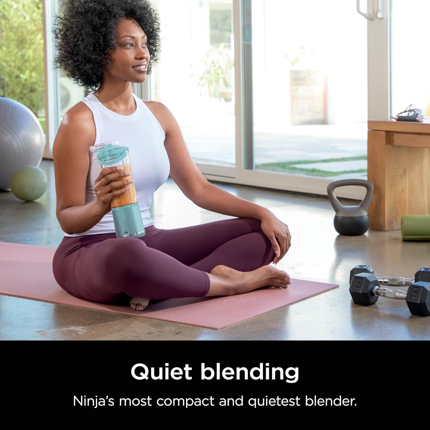 Ninja Blast Portable Blender - Cordless 18oz Personal Blender for Smoothies & Shakes | BPA-Free, USB-C Rechargeable, Aqua