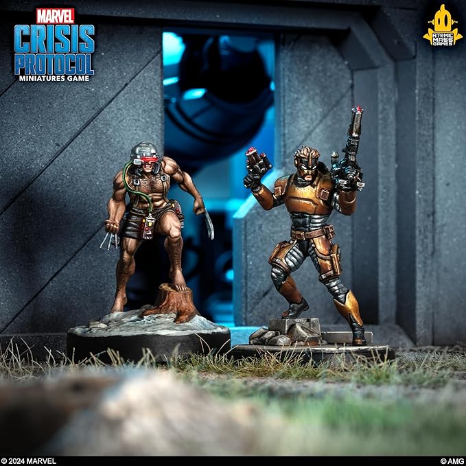 Marvel: Crisis Protocol Weapon X &amp Maverick Character Pack - Tabletop Superhero Game Ages 14+ 2 Players 90 Minute Playtime Made by Atomic Mass Games