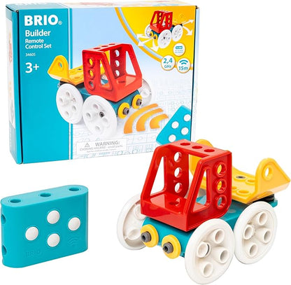 BRIO Builder - 34605 Builder Remote Control Set | Educational Construction Toy for Kids Aged 3 Years Up