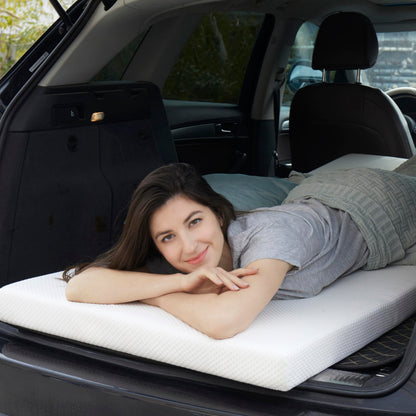 Jamdok 3Inch Cot Mattress Topper,Narrow Twin Gel Memory Foam Mattress Topper for Camping Cot,Sofa Bed,Pull Out Chair Cushion,Portable,Cool Cot Toppers(75 x 30)