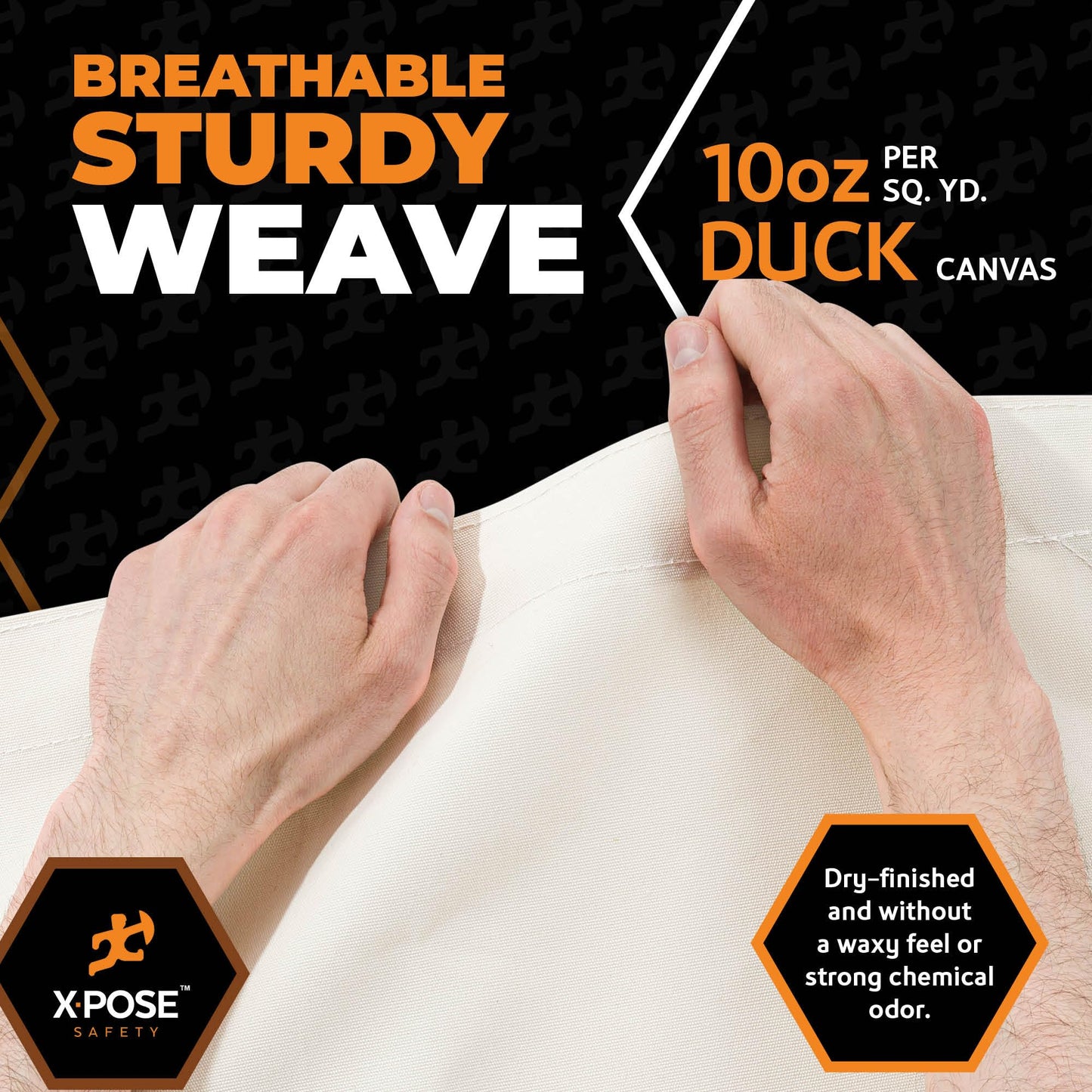Xpose Safety Canvas Tarp - 10oz White Canvas Tarps Heavy Duty Water Resistant with Brass Grommets- Multipurpose Outdoor Tarpaulin for Camping, Canopy, Trailer, Equipment Cover 20' x 30'