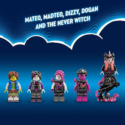 LEGO DREAMZzz The Never Witch’s Nightmare Creatures Fantasy Animal Kids' Toy Build a Mech Wolf or Raven Figure Building Toy with 5 Minifigures for 9 Year Old Boys and Girls 71483
