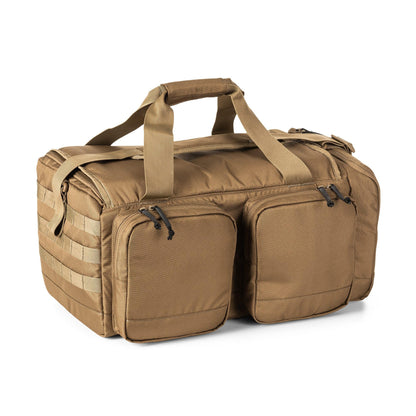 5.11 Tactical Range Ready Trainer Bag, Molle Duffle Pack with Shoulder Strap for Secure EDC Training, Storage & Competition, Style 56567ABR, Kangaroo