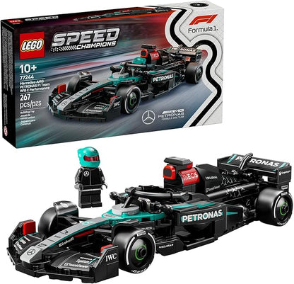 LEGO Speed Champions Mercedes-AMG F1 W15 Race Car Toy - Building Set for Kids Boys &amp Girls Ages 10+ - Toy Car for F1 Fans - Gift Idea for Birthday - 77244