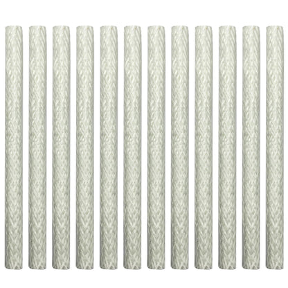 Seraphic Fiberglass Replacement Wicks for Tiki Torches, Pack of 12, 6 Inch, Ideal for Outdoor Use