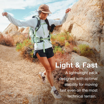 Osprey Tempest 22L Women's Lightweight Hiking Backpack - Small Daypack for Travel & Camping, Frosty Mint Green/Botanica