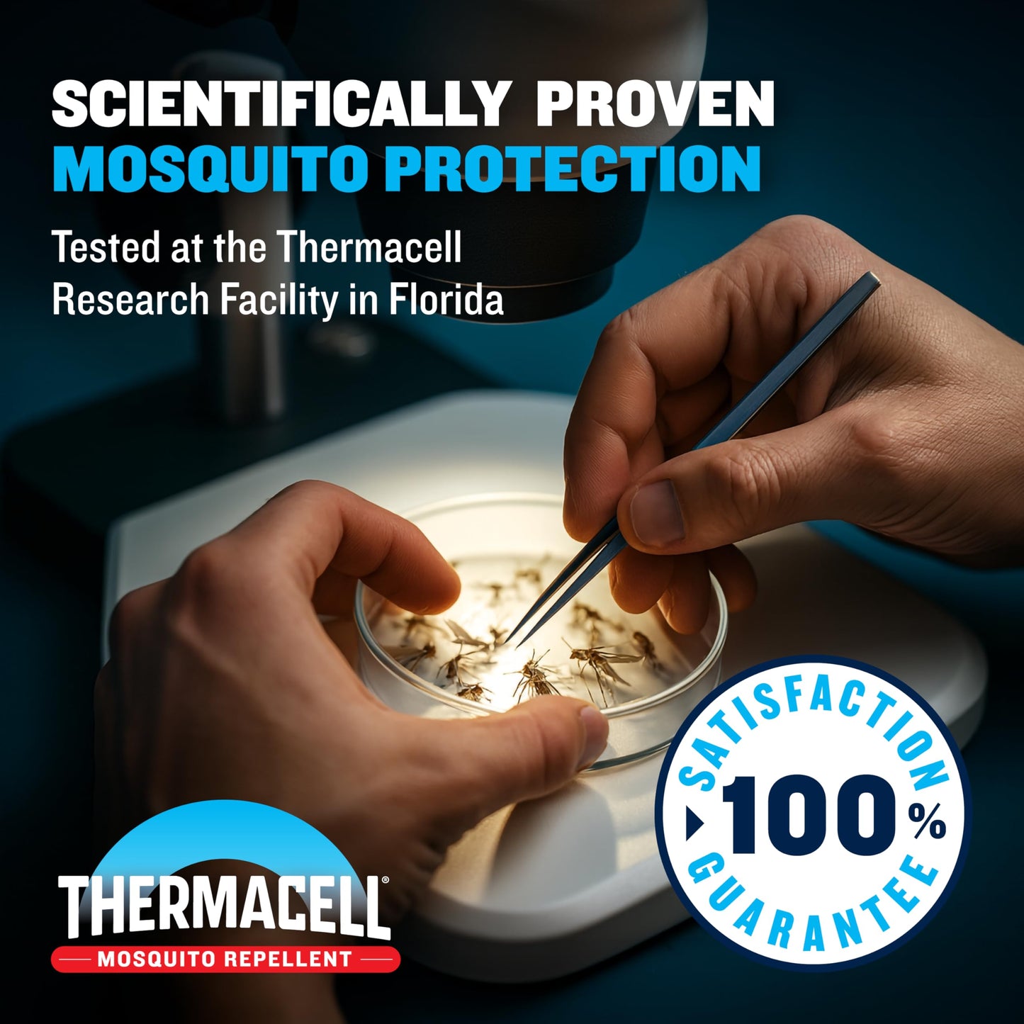 Thermacell Patio Shield Mosquito Repellent E-Series Rechargeable Repeller Bundle; 20’ Mosquito Protection Zone; Includes 240-Hour Repellent Refill; No Spray, Flame or Scent; Bug Spray Alternative