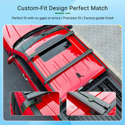 xipoqix Cross Bar Roof Rack Compatible with 2022-2025 Ford Maverick Roof Top Carrier Bar Replacement for 2022-2025 Ford Maverick Accessories