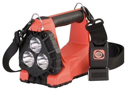 Streamlight 44335 Vulcan 180 HAZ-LO Vehicle Mount System Class I DIV.1 450-Lumen Rechargeable Lantern/Portable Scene Light with 12V DC Charger and Quick Release Shoulder Strap, Orange