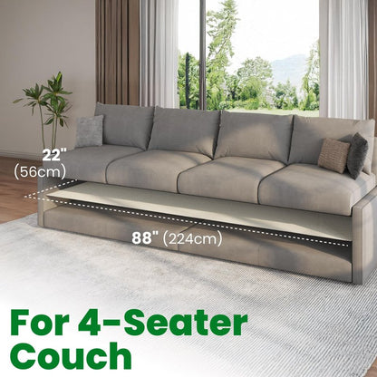 ECOHomes Couch Cushion Grip Pad, Couch Cushion Non Slip Pads Keep Sofa Cushions from Sliding - Anti Slip Sofa & Patio Grips Mattress Gripper Stopper Stop Slide & Prevent Sliding (4 Seater - 22" x 88")