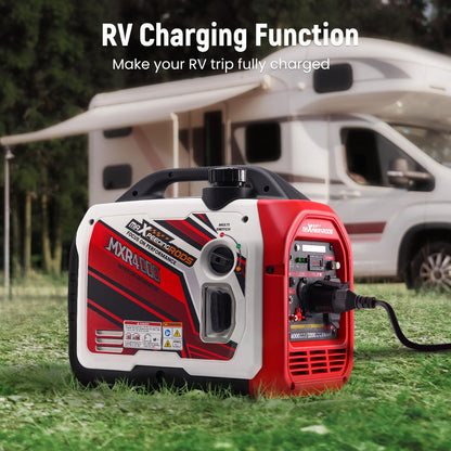 maXpeedingrods 4000 Watt Inverter Generator Portable, Bluetooth® App Remote Data Monitor, RV Ready, Gas Powered Generator with CO Alarm for Outdoor Camping, Home Backup