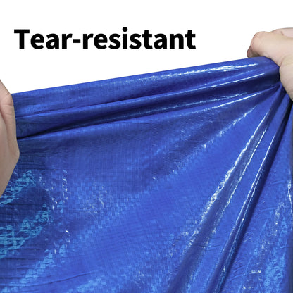 TARPAL 40x50 Feet Blue Tarp Waterproof 5mil Extra Large tarp Multipurpose Protective Cover All Purpose Poly Tarps for Firewood,Camping,Tent,Outdoor Furniture