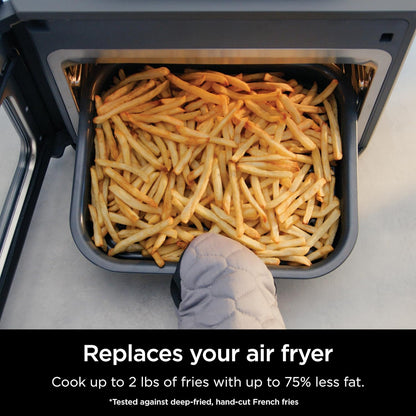Ninja Combi Multicooker - 14-in-1 Air Fryer & Oven for Quick Meals in 15 Mins | Stainless Steel, 3 Accessories