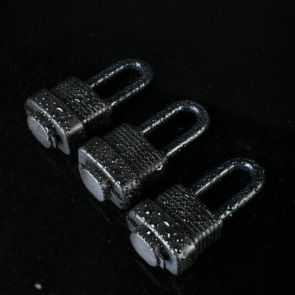 Waterproof Heavy Duty 40mm Laminated Steel Padlock with Keys for Outdoor & Indoor Use, Keyed Alike(Pack of 3)