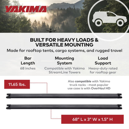 Yakima - HD Bar, Heavy Duty Crossbar, Large (68")