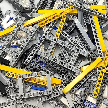 ZHX Technical Beam Set 266 Pieces - Chassis Frame Liftarm Beam Parts Piece Axles Connector for Technic Car STEM Engineering Building Brick Compatible with Major Brand Toys
