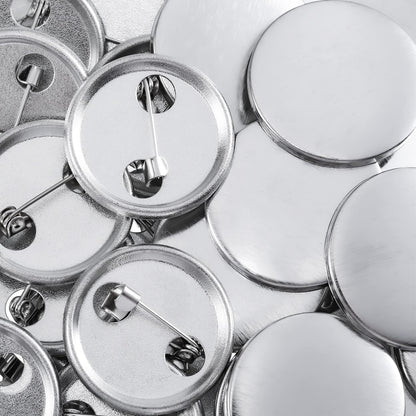 1500 Piece 25 mm/1 Inch Button Making Supplies Kit - Round Badge Blank Button Pins, Metal Parts, Including Cover and Clear Film