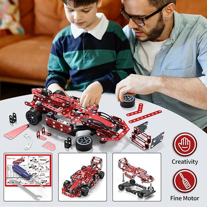 STEM Building Projects Toys - Model Car Kit DIY Building STEM Projects Toys for Kids Boys Girls Ages 8-12-16 Assembly Science Kit Model Car Birthday Gift Toy for Kids Boys 8 9 10 11 12 Years Old